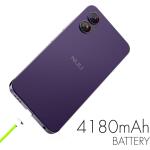 NUU A15 128GB Storage Purple (Unlocked)