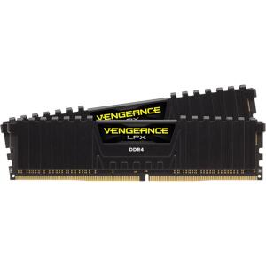 CORSAIR VENGEANCE LPX DDR4 RAM 32GB 2x16GB Desktop Computer Memory - Black