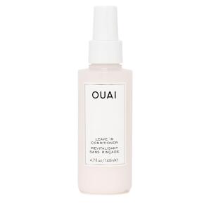 OUAI Leave In Conditioner & Heat Protectant Spray, 4.7 oz, Prime Hair for Style, Smooth Flyaways, Add Shine and Use as Detangling Spray, No Parabens, Sulfates or Phthalates