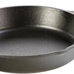 Lodge 10.25 Inch Cast Iron PreSeasoned Skillet, Signature Teardrop Handle, Use in the Oven, on the Stove, on the Grill, or Over a Campfire, Black