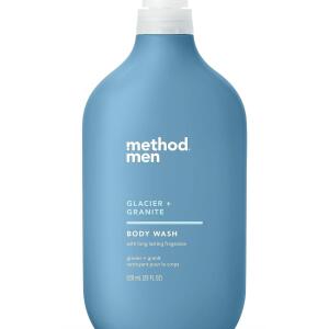 Method Men Body Wash, 28 FL Oz, Paraben and Phthalate Free, Glacier + Granite (Pack of 1)