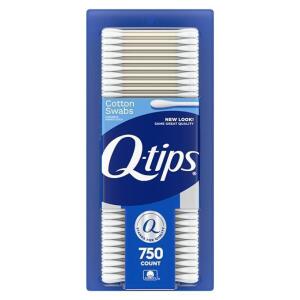 Qtips Cotton Swabs 750 count