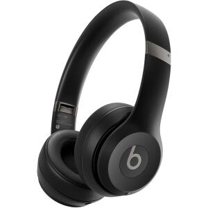 Beats Solo 4 - Wireless Bluetooth On-Ear Headphones - Black (Used Like New)