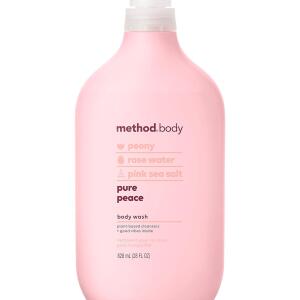 Method Body Wash, Pure Peace, Biodegradable Formula, 28 oz, Paraben and Phthalate Free (Pack of 1)