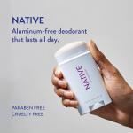 Native Deodorant (Lavender & Rose, 2 Pack): 72-hour odor control, aluminum-free, with baking soda, coconut oil, and shea butter. Suitable for all.