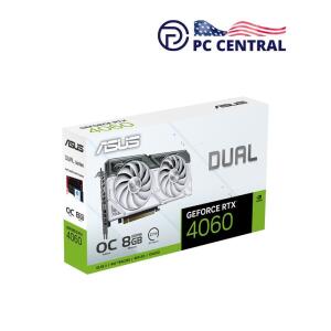 ASUS GeForce RTX 4060 Dual White OC Graphics Card