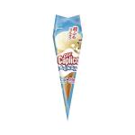 Japan Glico Giant Caplico - Milk Flavor cone puffed snack dry ice cream, 34 g