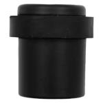 Everbilt Matte Black Round Floor Door Stop