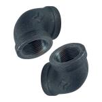 Southland 3/4" Black Elbow 90 Deg ( 2PK)