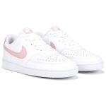 Nike Women's Court Vision Low Sneaker White/Pink