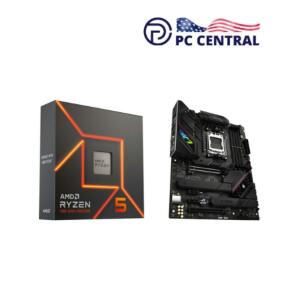 AMD Ryzen 5 7600X 4.7 GHz Six-Core AM5 Processor & ASUS ROG STRIX B650E-F GAMING WIFI ATX Motherboard Kit 