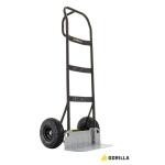 Gorilla800 lbs. Capacity Steel Hand Truck with Multi-Grip Handle, Wideload Toe Plate, Super Duty Axle with Non-Slip Foot Lever (GHS-8)