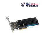 Sonnet M.2 2x4 Low Profile PCIe 3.0 x8 Card for NVMe SSDs 