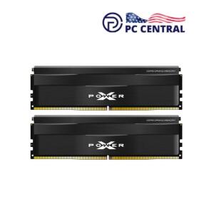 Silicon Power 32GB Zenith 6000 MHz DDR5 Desktop Memory Kit (2 x 16GB, Black)