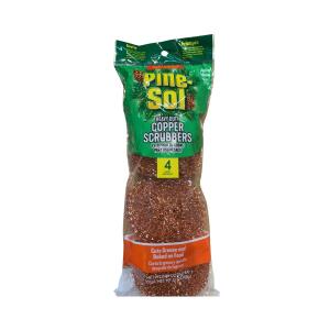 Pine Sol Heavy Duty Copper Scrubbers, 4pcs/pack