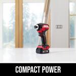 SKIL 1/4-inch Brushless Cordless Impact Driver, 12-volt (Includes 1 Battery and Charger)