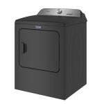 Maytag Volcano Black 7.0 cu ft with XL Lint Trap Steam Cycle Vented Electric Dryer