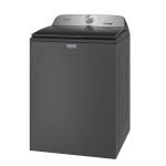 Maytag Volcano Black 4.7 cu ft Deep Fill Pet Pro High Efficiency Agitator Top Load Washer 