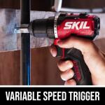 SKIL 1/2-inch Brushless Cordless Drill, 12-volt (Includes 1 Battery and Charger)