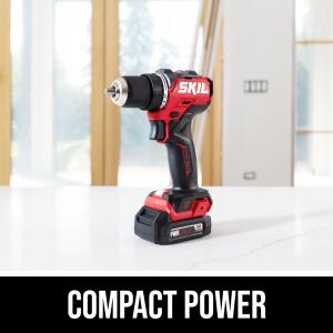 SKIL 1/2-inch Brushless Cordless Drill, 12-volt (Includes 1 Battery and Charger)