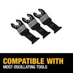 DEWALT3-Piece Oscillating Blade Set - DWA4203-3