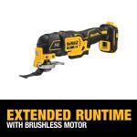 DEWALT XR 20V MAX Cordless Brushless (Tool Only) 3-Speed Oscillating Multi Tool (DCS356B)