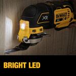 DEWALT XR 20V MAX Cordless Brushless (Tool Only) 3-Speed Oscillating Multi Tool (DCS356B)