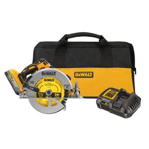 DEWALT 20V MAX 7-1/4 in Lithium-Ion Cordless Brushless Circular Saw Kit (w/ 5.0 Ah Battery and Charger)