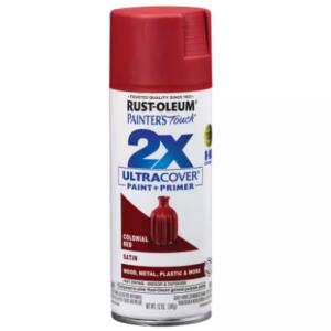 Rust-Oleum Painter's Touch 2X - 12 oz. Satin Colonial Red General Purpose Spray Paint