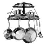 Range Kleen Black 4-Hook Pot Rack