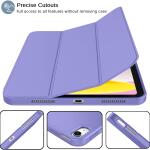 iMieet Case for New iPad 10.9 Inch (10th Gen, 2022) - Trifold Stand with Pencil Holder, Soft TPU Back, and Auto Wake/Sleep (Slate Blue)