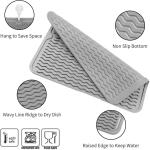 MicoYang Silicone Dish Drying Mat: Versatile, ecofriendly, and heatresistant, this mat is perfect for your kitchen counter or sink, as well as serving as a refrigerator or drawer liner.