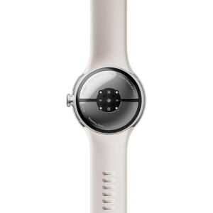 Google Pixel Watch 2 (Previous Model) - Polished Silver Aluminum Case - Porcelain Active Band - Wi-Fi