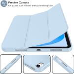 iMieet Case for New iPad 10.9 Inch (10th Gen, 2022) - Trifold Stand with Pencil Holder, Soft TPU Back, and Auto Wake/Sleep (Sky Blue)