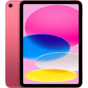 Apple iPad 10.9-inch? (10th Generation) 256GB, Wi-Fi 6 + 5G Cellular, 12MP with A14 Bionic chip, Pink