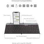 Logitech K585 Multi-Device Slim Wireless Keyboard- Graphite