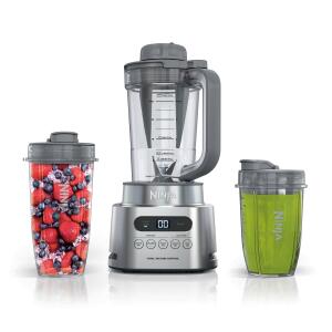 Ninja TWISTiDUO 40-oz 5-Speed Countertop Blender (Platinum)