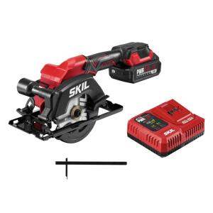 SKIL PWR CORE 20V Compact Brushless Cordless Circular Saw Kit with 4-1/2-Inch Blade (Includes Battery and Charger)