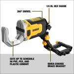 DEWALT IMPACT CONNECT 2-in PVC/PEX Pipe Cutter