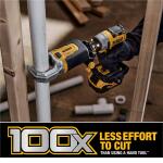 DEWALT IMPACT CONNECT 2-in PVC/PEX Pipe Cutter