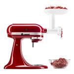 KitchenAid Food Grinder Attachment - White Plastic for Stand Mixer