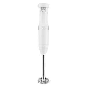 KitchenAid 5-Speed 60-Watt Pulse Control Immersion Blender with Accessory Jar (White)