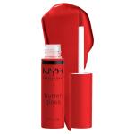 NYX PROFESSIONAL MAKEUP Butter Gloss, Apple Crisp (Modern Red), Non Sticky Lip Gloss