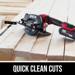 SKIL PWR CORE 20V Compact Brushless Cordless Circular Saw Kit with 4-1/2-Inch Blade (Includes Battery and Charger)