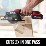 SKIL PWR CORE 20V Compact Brushless Cordless Circular Saw Kit with 4-1/2-Inch Blade (Includes Battery and Charger)