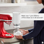 KitchenAid Ice Shaving Attachment for White Plastic Stand Mixer