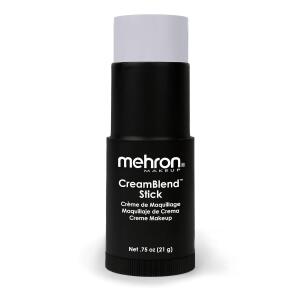 Mehron Makeup CreamBlend Stick (21 g) (Light Grey), Face Paint, Body Paint, & Foundation Cream Makeup, Body Paint Stick Perfect for Halloween Makeup .75 oz