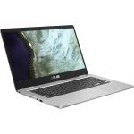 ASUS C423NA Chromebook 14 Inch Intel Dual Core Celeron Processor N3350 4GB DDR4 RAM 64GB (Renewed)