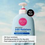 eos Shea Better Body Lotion - Fragrance Free: 24-hour hydration, 16 fl oz.