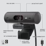 Logitech Brio 501 Full HD Webcam - Black